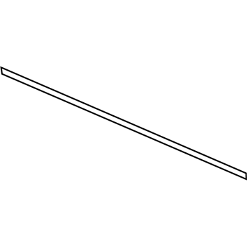 5179259AA Mopar Rear Door Molding Illustration 1 of 1