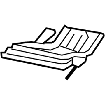 68004484AA Mopar Seat Cushion Frame Illustration 1 of 1