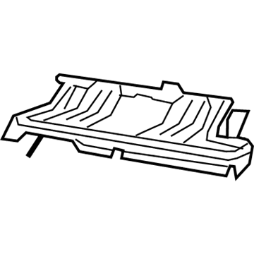 Mopar 68034023AA Seat Cushion Frame 68034023AA Mopar Seat Cushion Frame Illustration 1 of 1