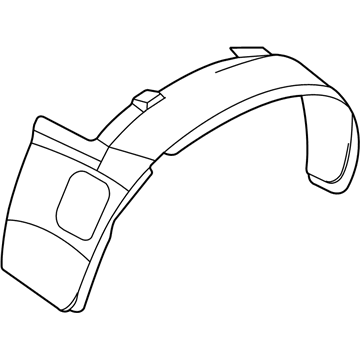 2001 Dodge Grand Caravan Wheelhouse - 4857222AB