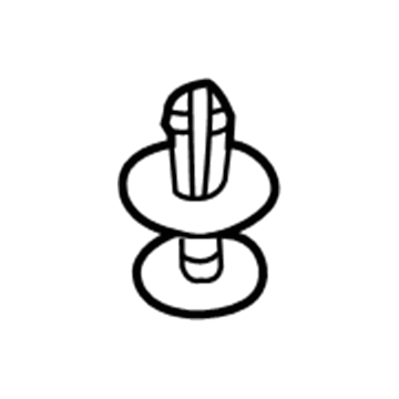 6509157AA Mopar Push Pin Illustration 1 of 1