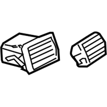 YA48XDVAA Mopar Air Conditioning & Heater Outlet Illustration 1 of 1