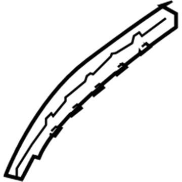 ZK33XDVAA Mopar Defroster Grille Illustration 1 of 1