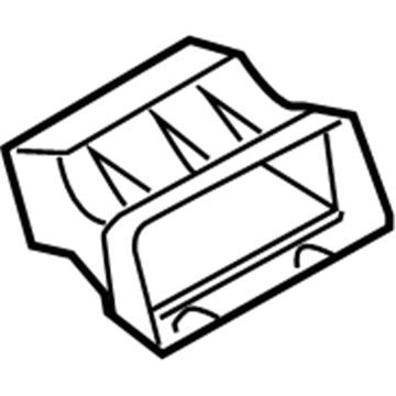 5099163AA Mopar Floor Console Duct Illustration 1 of 1