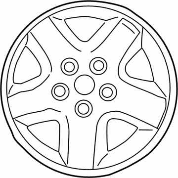 5GL66ZDRAD Mopar Aluminum Wheel Illustration 1 of 1