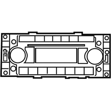 5064653AJ Mopar Am/Fm With Cd And Equalizer Radio Illustration 1 of 1