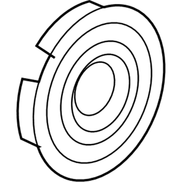 4895899AB Mopar Center Wheel Cap Illustration 1 of 1
