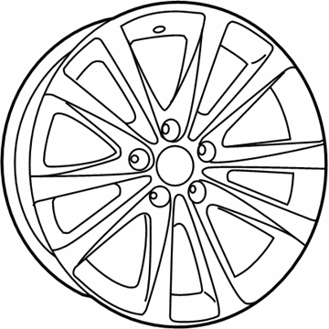 2013 Chrysler 200 Spare Wheel - 5NL47DX8AA