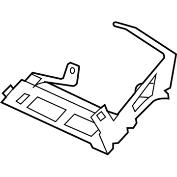 4581435AA Mopar Vapor Canister Bracket Illustration 1 of 1