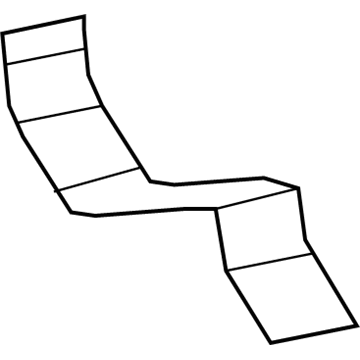 68002150AB Mopar Glove Box Door Latch Striker Illustration 1 of 1