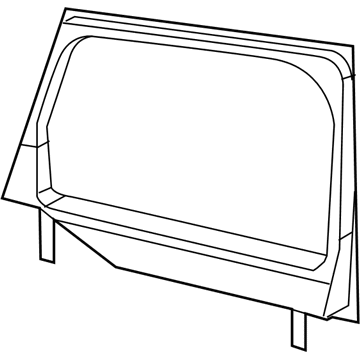 5SQ86SX9AB Mopar Half Door Window Illustration 1 of 1