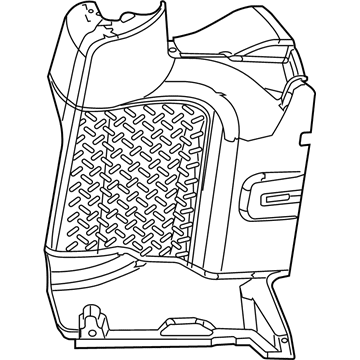 5XL57DX9AA Mopar Panel-Quarter Inner Lower Illustration 1 of 1