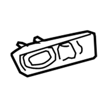 1AN28AAAAA Mopar Instrument Panel Bezel Illustration 1 of 1