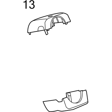 2024 Ram 1500 Classic Steering Column Cover - 1GE44TX7AC