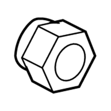 6104707AA Mopar Nut Illustration 1 of 1