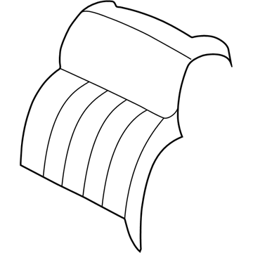 XQ541T5AA Mopar Front Seat Back Cover Illustration 1 of 1
