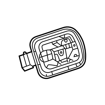 68584812AE Mopar HOUSING-CHARGE PORT Illustration 1 of 1