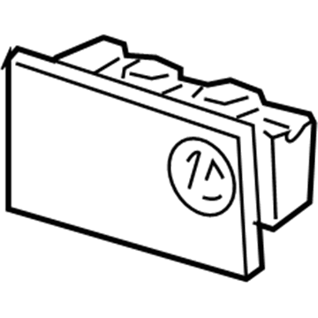 1CJ43BDAAD Mopar Glovebox Door Latch Illustration 1 of 1