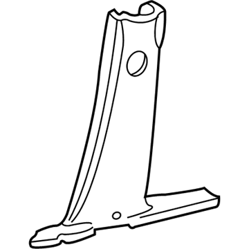 5FW54WL5AB Mopar Molding-B Pillar Lower Trim Illustration 1 of 1