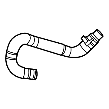 68491224AA Mopar Hose-Radiator Inlet Illustration 1 of 1