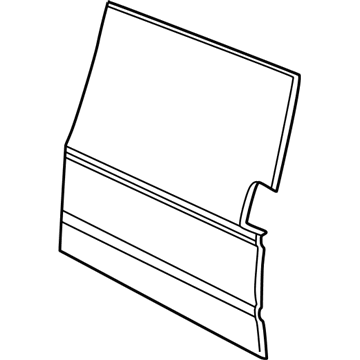 55075135 Mopar Panel, Rear Corner Illustration 1 of 1