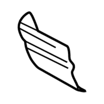 55274955AB Mopar Molding-Side Panel Illustration 1 of 1