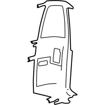 55346983 Mopar Extension-Cargo Door Header Panel Illustration 1 of 1