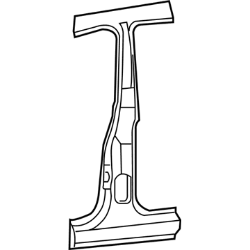 5003767AF Mopar Body Side Aperture Center Panel Illustration 1 of 1