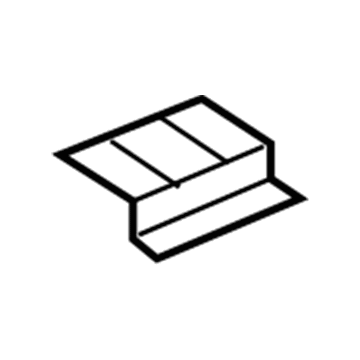 52029389AB Mopar Air Bag Bracket Illustration 1 of 1