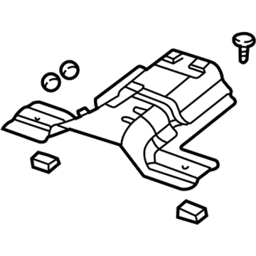 55175209AC Mopar REINFMNT-Park Brake Mounting Illustration 1 of 1