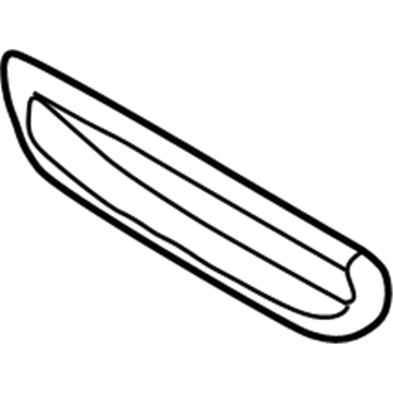 55076497 Mopar Shield-Bumper Illustration 1 of 1