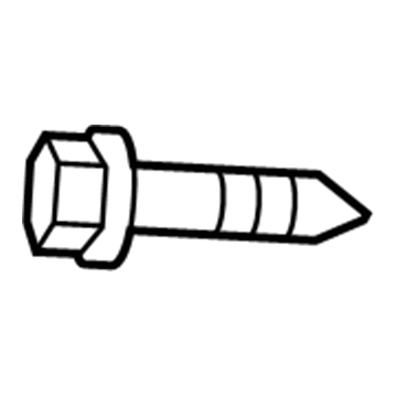 6509135AA Mopar Push Pin Illustration 1 of 1