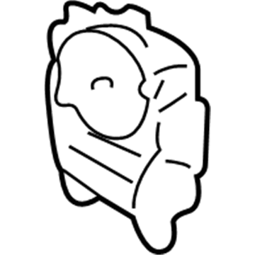 2002 Dodge Stratus Blower Motor - MR460374