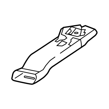 Mopar 68285785AA Floor Distribution Duct 68285785AA Mopar Floor Distribution Duct Illustration 1 of 1