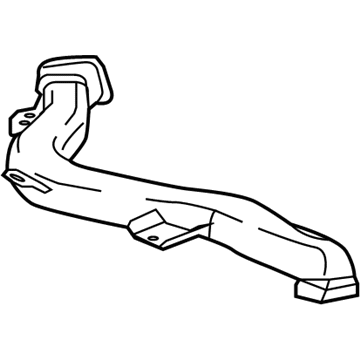 Mopar 68280459AA Demister Duct 68280459AA Mopar Demister Duct Illustration 1 of 1