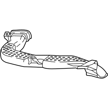 68280455AA Mopar Air Distribution Duct Illustration 1 of 1