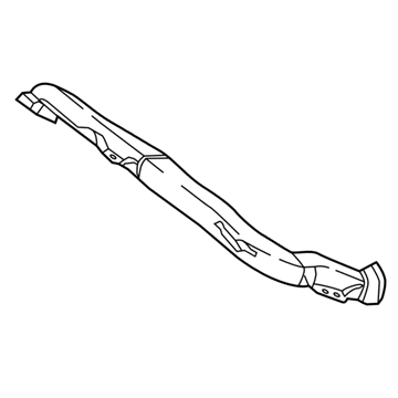 Mopar 68280458AA Demister Duct 68280458AA Mopar Demister Duct Illustration 1 of 1