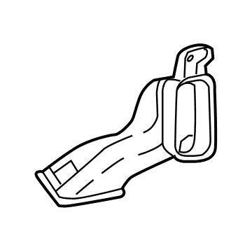 68280457AA Mopar Duct-Center Distribution Illustration 1 of 1