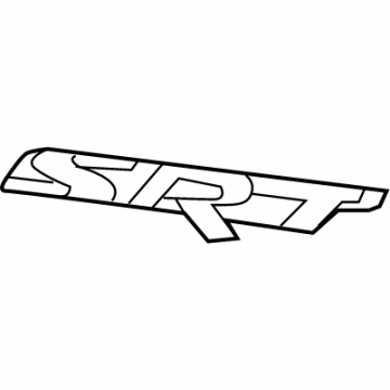 68309607AA Mopar Nameplate Illustration 1 of 1