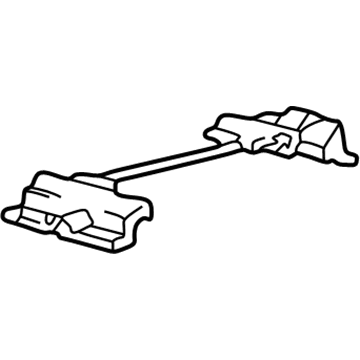 55345407 Mopar Strap-Battery Illustration 1 of 1