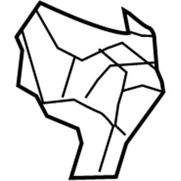 5028687AA Mopar Shock Tower Silencer Illustration 1 of 1