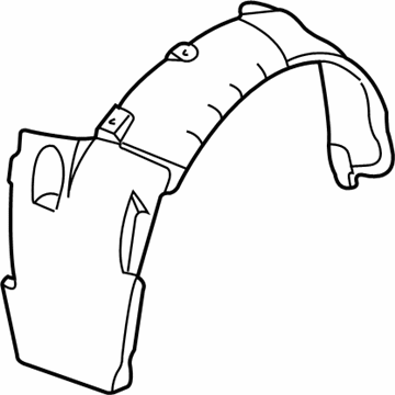 2003 Dodge Neon Wheelhouse - 5008071AC