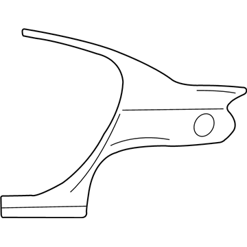 5080654AA Mopar Body Side Aperture Rear Panel Illustration 1 of 1
