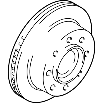 Dodge Brake Disc - 52121050AA
