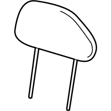 1WW54DX9AB Mopar HEADREST-Front Illustration 1 of 1