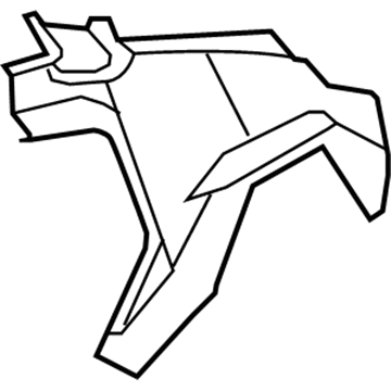 68005081AC Mopar Quarter Inner Panel Illustration 1 of 1