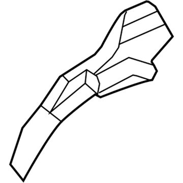 5008777AC Mopar Bracket-WHEELHOUSE Illustration 1 of 1