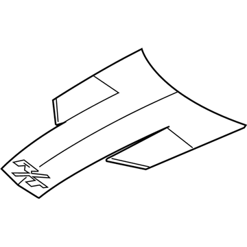 5KY94RXFAA Mopar Hood Decal Illustration 1 of 1