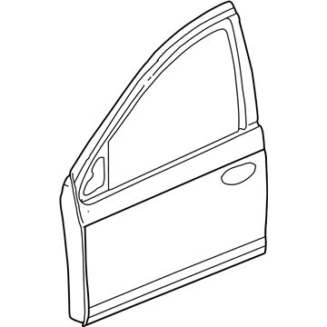 5012460AJ Mopar Front Door Illustration 1 of 1