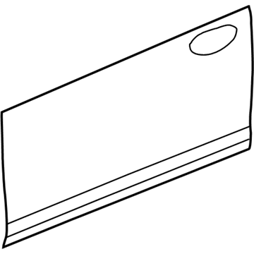 Mopar 4783632 Door Outer Panel 4783632 Mopar Door Outer Panel Illustration 1 of 1